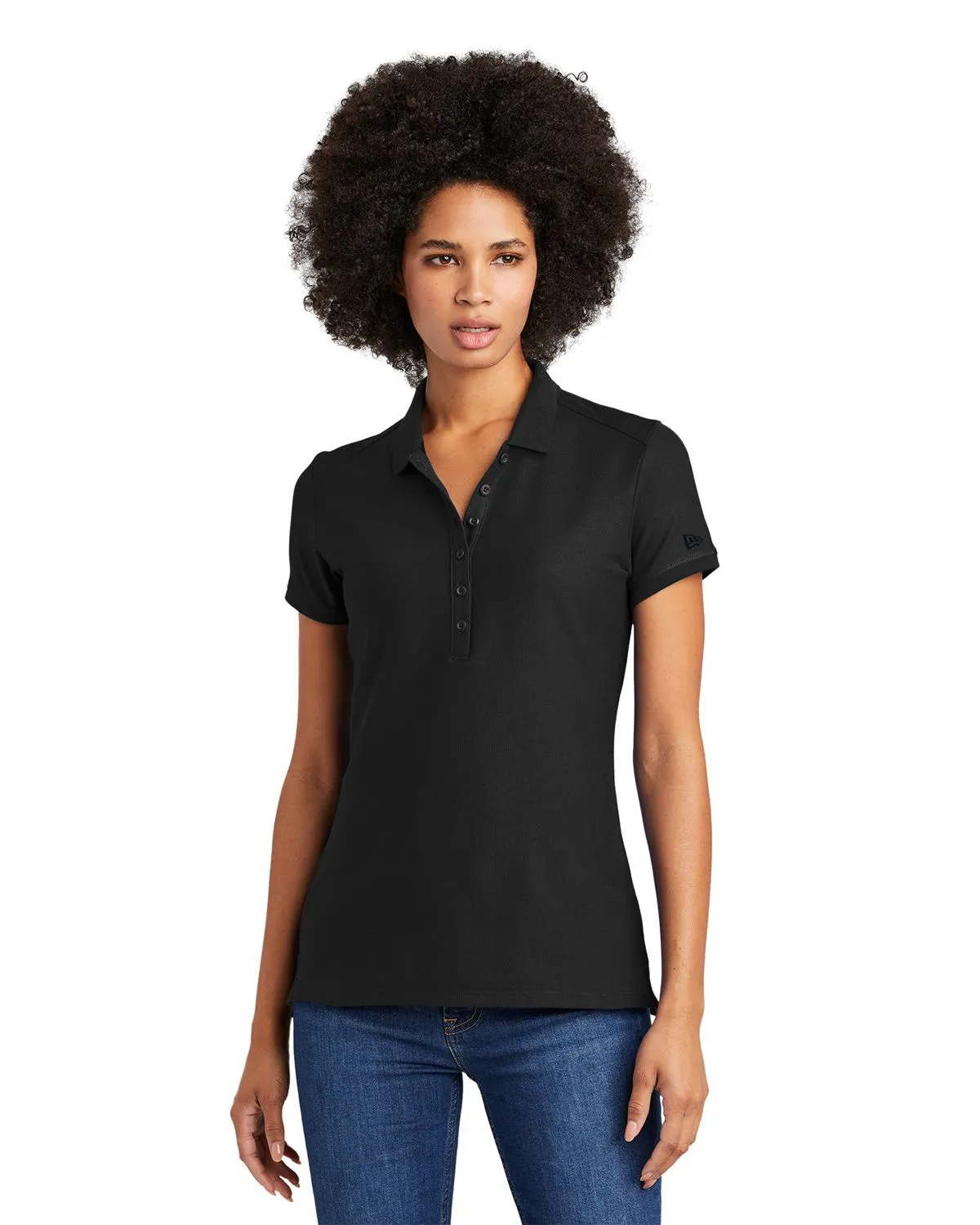 New Era LNEA300 Women's Venue Home Plate Polo